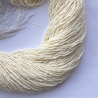 Perles de culture d'eau douce naturelles blanches de 1 mm et 2 mm, fournisseur en gros, perles en vrac pour colliers, bijoux tendance pour femmes, petites