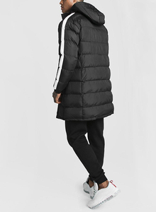 Veste matelassée à capuche légère et pliable résistante à l'hiver, respirante, matelassée, personnalisée OEM, pour hommes - Product Image 2