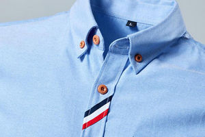 เสื้อเชิ้ตผ้าลินิน100% แขนยาวสำหรับผู้ชาย, ชุดเดรสผ้าลินินแท้ทรงสลิมเสื้อเชิ้ตลำลองสวมใส่สบายสำหรับผู้ชายฤดูร้อน - Product Image 3