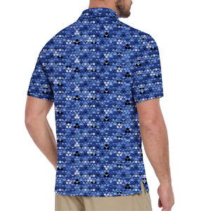 Polos de golf en gros, look décontracté, séchage rapide, évacuation de l'humidité, logo personnalisé, design d'équipe sportive, impression personnalisée - Product Image 2