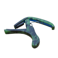Capo Gitar Akustik Profesional yang Dapat Disesuaikan dengan Pin Senar, Penyangga Capo untuk Nada Sempurna dan Pick untuk Kerajinan Resin