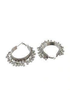 Indien RadhaKrishna Pendentif Ghunghru Longue Chaîne Collier Ghunghru Hoop Boucle D'oreille Avec Manchette Bracelet Collier Ensemble Pour Femmes Filles - Product Image 3