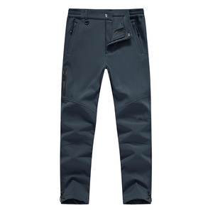 Pantalones de caparazón blando de aventura al aire libre para hombre, pantalones impermeables a prueba de viento, transpirables, de secado rápido, ligeros, duraderos, ropa de camping - Product Image 1