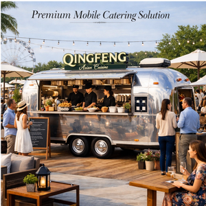 Remorque de <span class=keywords><strong>cuisine</strong></span> mobile en acier inoxydable, chariot de restauration rapide, camion de glaces <span class=keywords><strong>et</strong></span> de snacks - Product Image 5