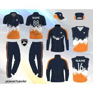 Conjunto Completo de Uniforme de Cricket con Instalación de Personalización Ropa Deportiva Uniforme de Cricket Cuello Jersey y Pantalones - Product Image 1