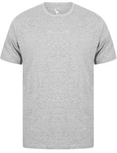 T-shirt uni surdimensionné pour homme 100% coton respirant à manches courtes imprimé - Product Image 4