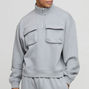 Diseño de alta calidad para compradores al por mayor, estilo casual y moderno con bolsillos frontales y diseño de logotipo personalizable. - Product Image 2