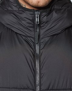Vestes en duvet matelassées ternes avec fermeture à glissière complète Streetwear Vente en gros Veste bouffante d'hiver coupe-vent de haute qualité - Product Image 5