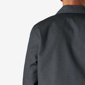 Venta al por mayor 2024 chaquetas de hombre casuales de cuello alto con cierre de cremallera abrigos de algodón chaqueta de poliéster para hombre - Product Image 5
