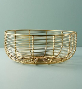 Panier de rangement multifonctionnel en fil de fer métallique en forme de feuille de fleur créative pour la maison, la cuisine, le salon, la table basse, les fruits, les collations - Product Image 3