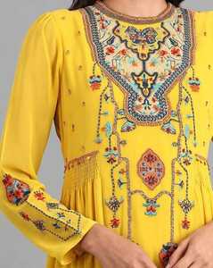 Vestido de verano largo de manga larga con cuello en V, bohemio - Product Image 4