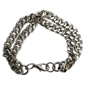 Double chain bracelet very light and resistant highly customizable according to customer needs