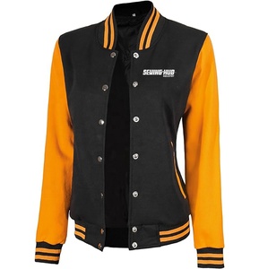 Fabricant OEM Veste universitaire à manches longues personnalisée pour femmes, uniforme de baseball pour femmes, vestes universitaires pour l'hiver - Product Image 1