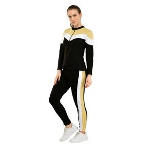 Survêtements de jogging d'entraînement à la mode personnalisés/Ensemble de survêtements Streetwear pour femmes/Survêtement 100% coton le plus vendu - Product Image 5