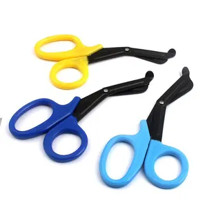 wholesale Pakistan supplier stainless steel bandage scissors high quality trauma shears 18.5cm