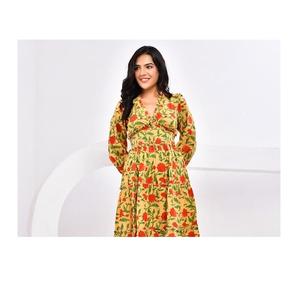 Robe décontractée élégante pour femmes avec une jupe fluide et un design simple, parfaite pour les courses quotidiennes et les rassemblements informels - Product Image 1