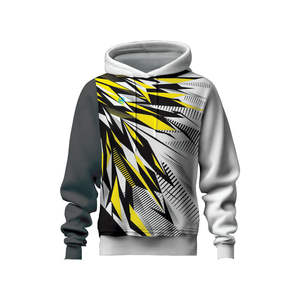 Sweat à capuche en jean personnalisable de haute qualité pour vêtements de sport Impression par sublimation Motif animal décontracté pour l'image de marque et les équipes - Product Image 2