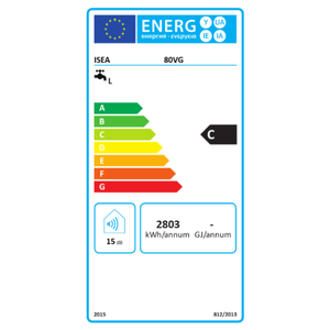 ISEA Jazz verticale scaldabagno elettrico capacità 80 litri classe energetica C 2 anni pacchetto di garanzia 1 - Product Image 2