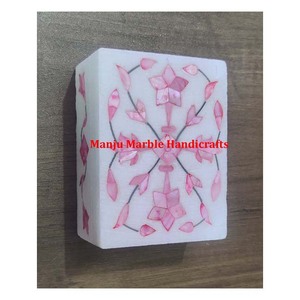 Home Decorative New Arrival Marble Inlay <b>Box</b> With Mother Of Pearl Inlay Work Theme MOP Super Handmade For Jewelry Packaging Item - Product Image 5