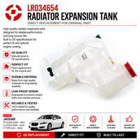 Réservoir d'expansion de liquide de refroidissement, réservoir de trop-plein LR034654 pour Land Rover Range Rover L405 Sport L494, pièces de refroidissement automobile