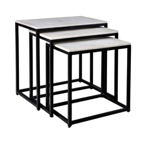 West Side S/3 Table basse en aluminium et fer forgé forme rectangulaire - Product Image 1