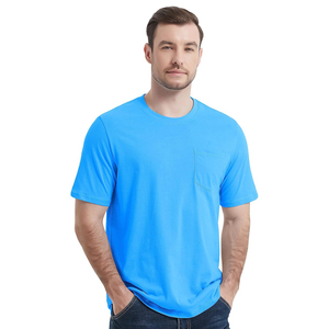 Top Trending Lightweight Anti-wrinkle 100% Cotton Durable <b>Men's</b> Short Sleeve <b>Pocket</b> T-<b>Shirt</b> Great for Outdoor and Casual Outfits - Product Image 3