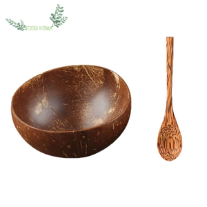 Eco-friendly <b>Coconut</b> <b>Bowl</b> Handmade From Vietnam Handcrafted Custom logo Salad Dessert Vegan Smoothie Natural <b>Coconut</b> <b>Bowl</b> - Product Image 3