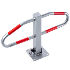 Barrière de <span class=keywords><strong>stationnement</strong></span> pliable avec serrure et boulons, barrière de <span class=keywords><strong>stationnement</strong></span> pliable en métal, barrière de sécurité pour allée - Product Image 6