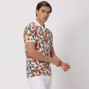 T-shirt pour homme en tissu jersey respirant en coton et fibre de bambou, motif uni, haute qualité, design personnalisé, idéal pour l'été - Product Image 5