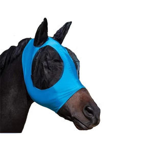 หน้ากากป้องกันแมลงวันสำหรับขี่ม้าหน้ากากป้องกันแมลงวันแบบมีหูและจมูกสำหรับป้องกันแสงแดดและแมลง - Product Image 6