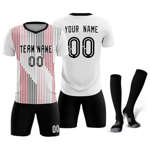 Maillot de football unisexe de haute qualité avec logo personnalisé, léger, à manches courtes, respirant, séchage rapide, prix de gros - Product Image 1