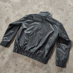 เสื้อกันลมผ้าไนลอนของผู้ชายแบบมีซิปครึ่งแขนเสื้อกีฬาพร้อมกางเกงขาสั้นสำหรับยิมวิ่งออกกำลังกาย - Product Image 5