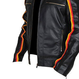 Chaqueta de Cuero para Hombre, Estilo Moderno, Diferentes Colores Disponibles, al Mejor Precio, Servicio OEM - Product Image 5