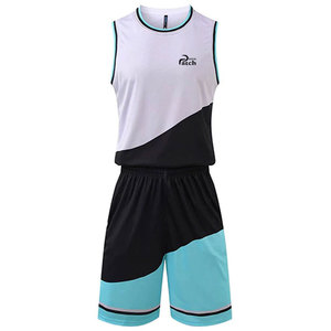 Uniforme de basket-ball pour hommes, comprenant un short en jersey confortable, vêtements de sport légers et durables, idéal pour les matchs de compétition - Product Image 1