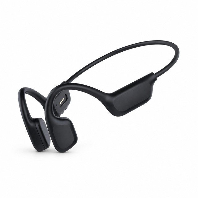 Black Bone Conduction for 6.0 Headphones Open Ear Sport Waterproof IPX8 LED 32GB Wireless Running Swimming