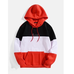 100% coton poids lourd grande taille hommes sweats à capuche et sweat-shirts impression personnalisée Logo épais polaire pour l'hiver - Product Image 6