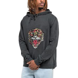 เสื้อฮู้ดดี้ผู้ชายประดับเพชรเทียม ผลิตจากผ้าเนื้อนุ่ม ตกแต่งด้วยคริสตัล เหมาะสำหรับสไตล์สตรีทลำลองและแฟชั่นทันสมัยสำหรับผู้ชาย - Product Image 1