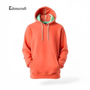 Pull à capuche décontracté d'hiver pour hommes imprimé sur mesure en coton mélangé doux respirant écologique confortable coupe régulière en relief - Product Image 1