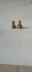 Set of 3 Customised <b>Wooden</b> Bamboo <b>Candlestick</b> <b>Holders</b> for Home Hotel Wedding or Restaurant for Christmas Decorations - Product Image 3