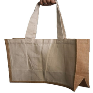 Sac fourre-tout promotionnel en toile de coton biologique personnalisé, écologique, moyen, robuste, réutilisable, recyclable, avec fermeture éclair et bouton - Product Image 6