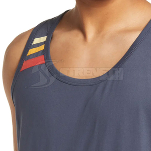 Débardeur de fitness pour homme en coton/fibre de bambou, meilleur matériau, logo personnalisé, service OEM, confortable, léger, respirant, haute qualité - Product Image 2