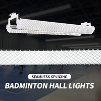 Lámpara LED de Interior para Cancha de Bádminton, Iluminación Antideslumbrante para Cancha de Pádel, Bádminton y Pickleball, Ideal para Gimnasios