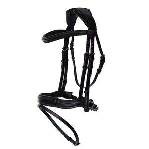 Sangle de cheval de dressage avec boucle en acier inoxydable et feuille de conception personnalisée Sangle de rouleau Dee en qualité supérieure - Product Image 2