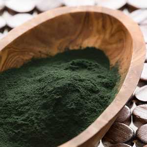 100% pur naturel biologique extrait de spiruline de qualité alimentaire phycocyanine vert coloration vert spiruline poudre bouteille tambour emballage - Product Image 3