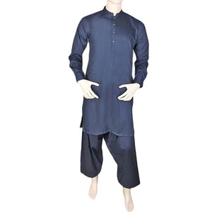 Shalwar Kameez Musulman Respirant pour Homme, Couleur Unie, Poches Latérales, Designs Modernes, Vente en Gros - Product Image 6