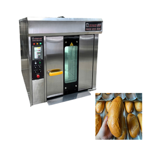 New Design <b>8</b> Trays Rotary Oven for Bakery 1200X1900X1700Mm Bread Production Line Altuntop Trolley Rotary Oven Vietnam Brand - Product Image 1
