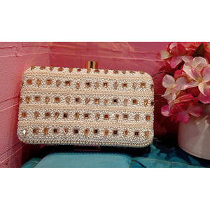 New Fashionable Crossbody Bag Large Capacity Simple Canvas Cotton Golden Purse <b>Handbag</b> & <b>Accessories</b> - Product Image 1