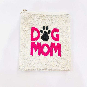 Preppy Beaded Summer Coin Purse Pouch Vintage Lady Fashion Wallet Embroidery <b>Chains</b> Flowers Letter Decorations Zipper Button - Product Image 3