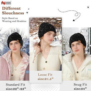 หมวกบีนนี่ใส่ได้ทั้งชายและหญิงสำหรับฤดูหนาวหมวกบีนนี่มีโลโก้ตามสั่ง - Product Image 4