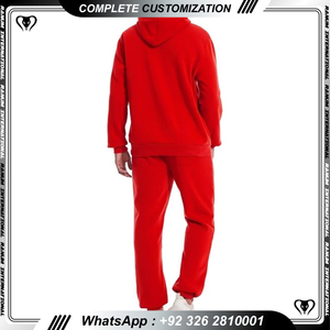 Boxy Hoodie Survêtement Ample French Terry Hoodie Survêtement Ensemble Imprimer Logo Personnalisé Coton Unisexe Hommes Polaire Tissu Bouffée - Product Image 2